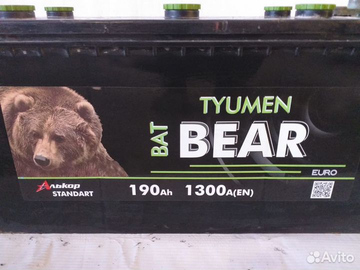 Аккумулятор автомобильный tyumen beer 190Ah 1300A