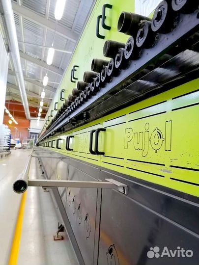 Печь для моллирования стекла туннельная Pujol
