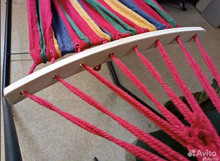 Подвесной гамак туристический (с каркасом)