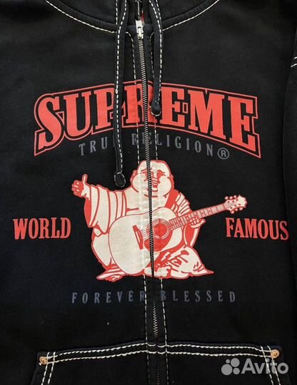 True religion Supreme zip hoodie Оригинал