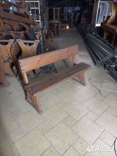Лавка деревянная бу