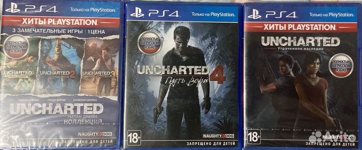 Игра для playstation ps4 Uncharted