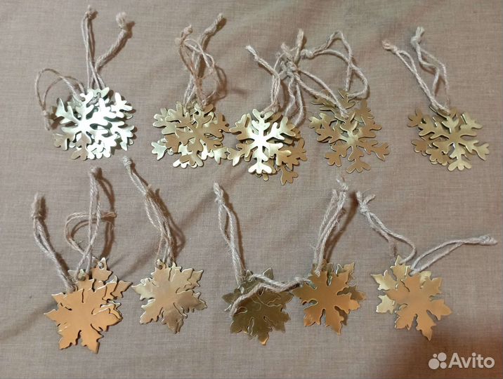 Ёлочные украшения IKEA Vinter 2021 Снежинки