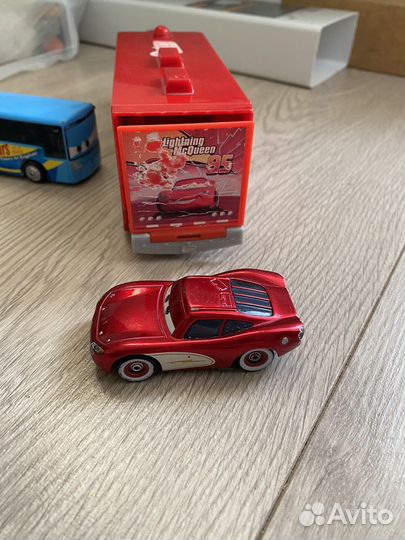 Машинки тачки mattel Маккуин и Мак раритет