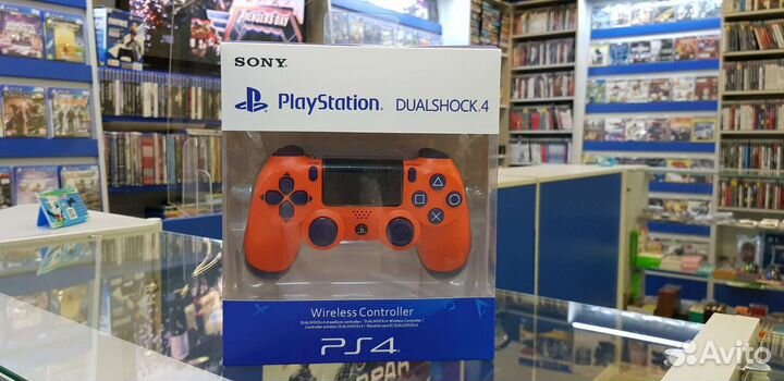 Геймпад для p4 оранжевый