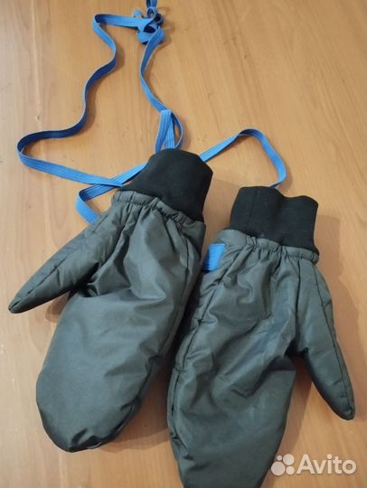 Варежки зимние детские непромокаемые