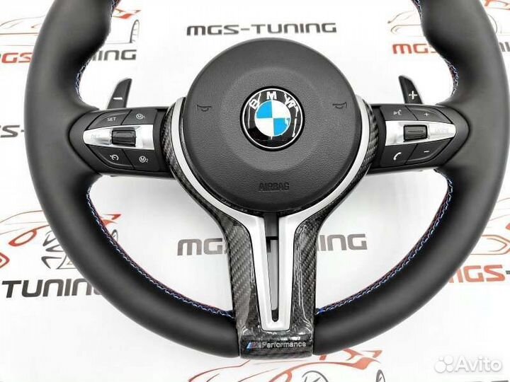 Руль + подушка M6 карбон BMW 6 серия F06 F12 F13