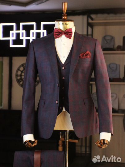 Мужской костюм (Пиджак, жилет, брюки)