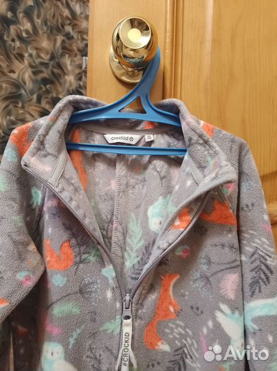 Флисовый комбинезон для девочки 110