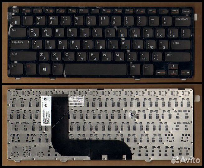 Новая клавиатура для ноутбука Dell inspiron,vostro
