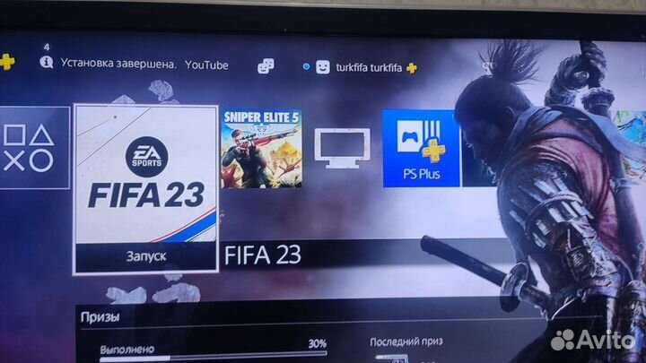 PS4 slim 500 Гб +подписка на год топ игры