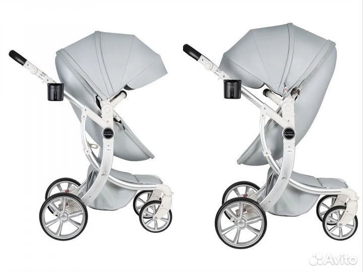 Детская коляска трансформер Aimile PRO серый