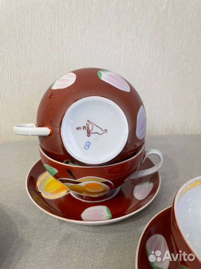 Чайная пара фарфор Дулево