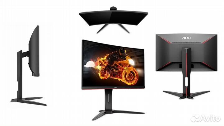 Изогнутый игровой монитор AOC C24G1 144Гц