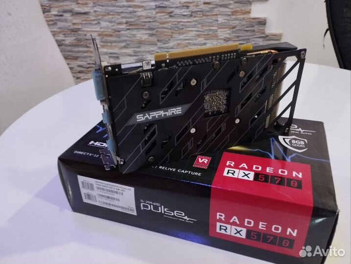 Видеокарта rx570 8gb