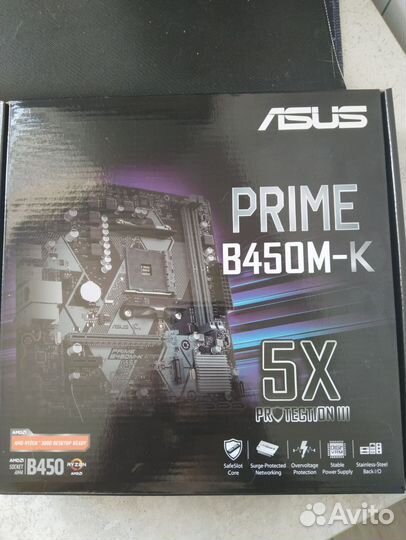 Материнская плата am4 asus b450