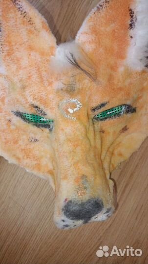 Маска для квадробики (лиса)