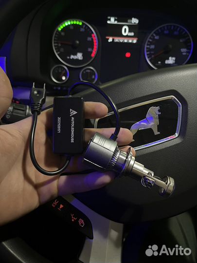 Лед лампы h7 с линзой