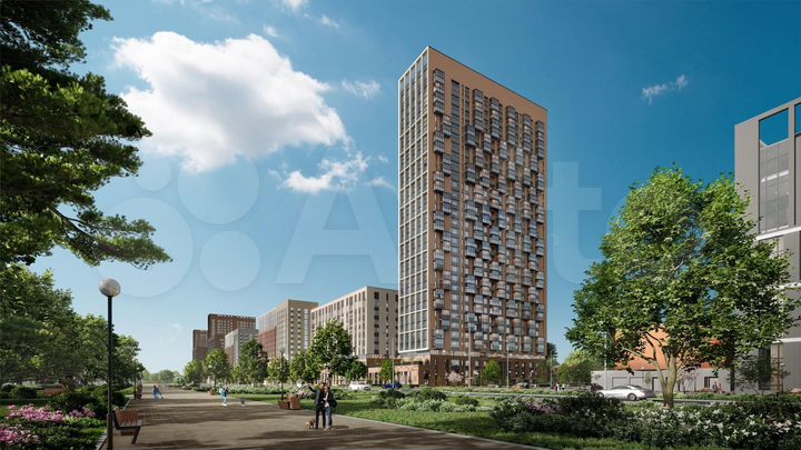 2-к. квартира, 46 м², 7/15 эт.