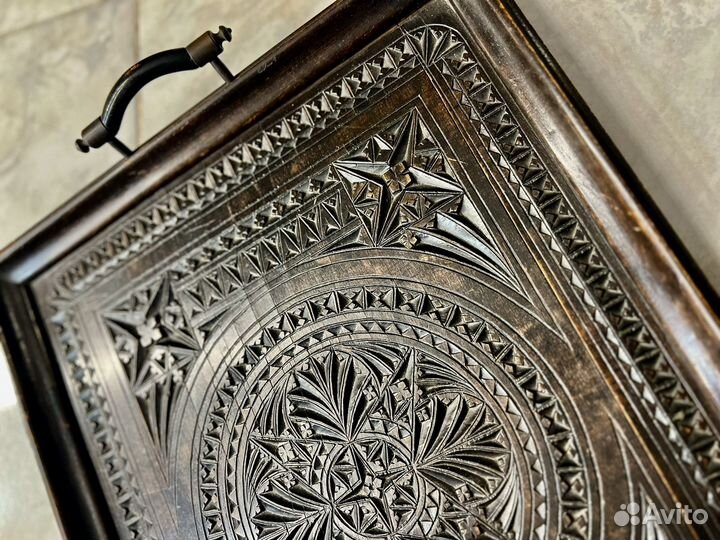 Поднос деревянный ручная работа