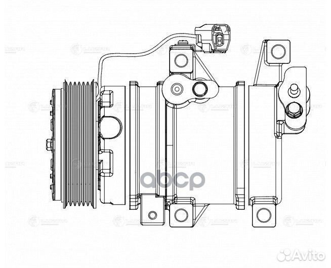 Компрессор кондиционера mazda CX-7 2.3T AT 06