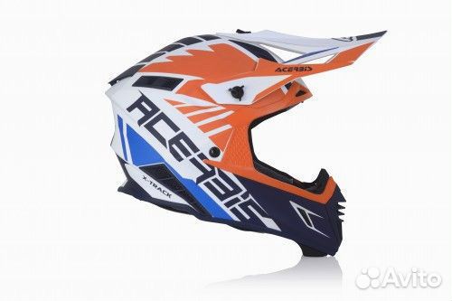 Кроссовый шлем Acerbis X-track Orange/Blue