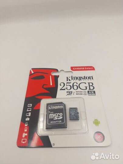 Карта памяти MicroSD 256-GB