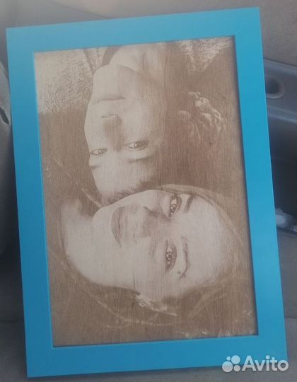 Выжигание портретов по дереву