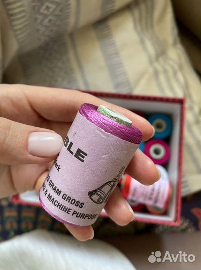 Шелковые нитки/22 катушки. Индия