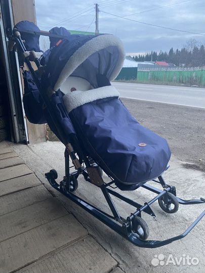 Коляска санки