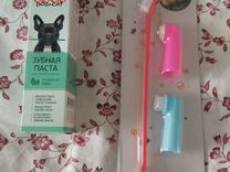 Зубная паста и щётка для собак