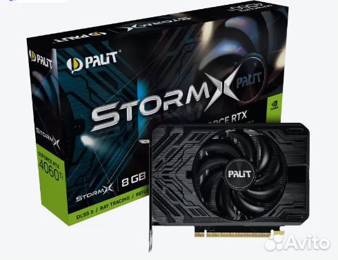 Видеокарта Palit RTX 4060 Ti StormX новая
