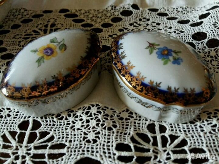 Шкатулка вазочка фарфор гдр подарок