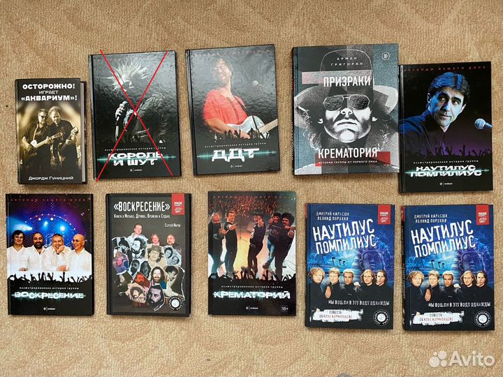 Книги о Российской и Советской рок-музыке