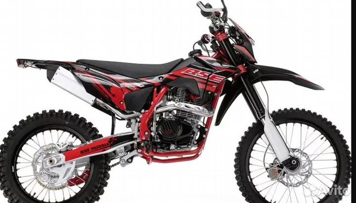 Эндуро /кроссовый мотоцикл BSE Z10 Red Black (055)
