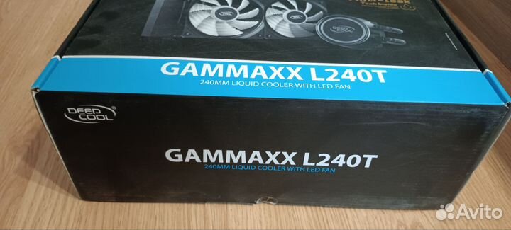 Система охлаждения deepcool gammaxx L240T blue