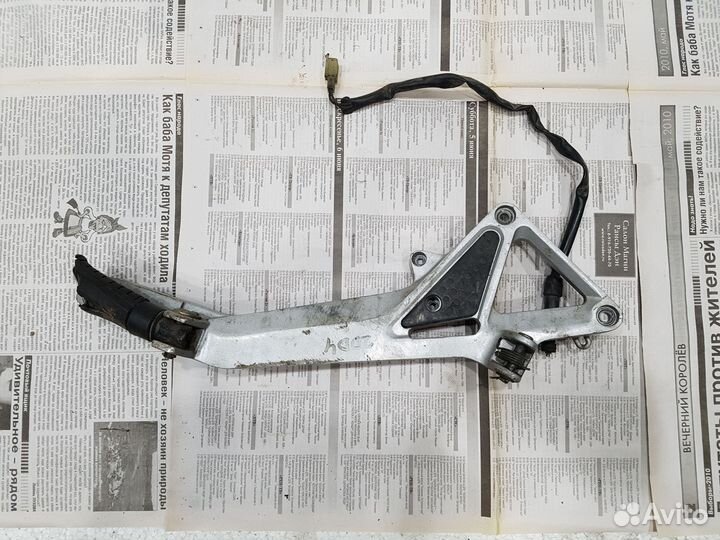 Кронштейн крепления подножка Honda cb 600 cb600