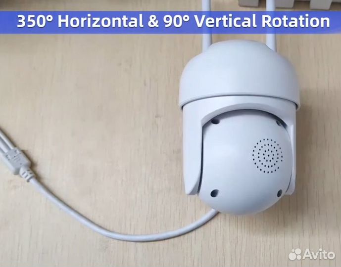 Поворотная камера уличная FullHD качество 2 мп