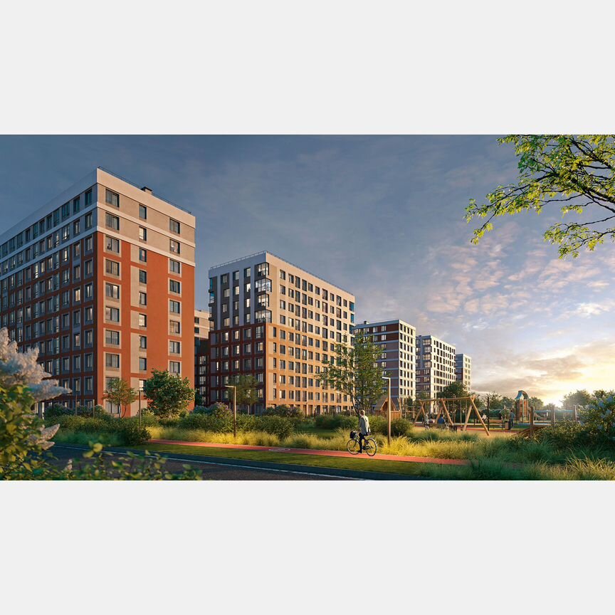 2-к. квартира, 56,9 м², 4/10 эт.