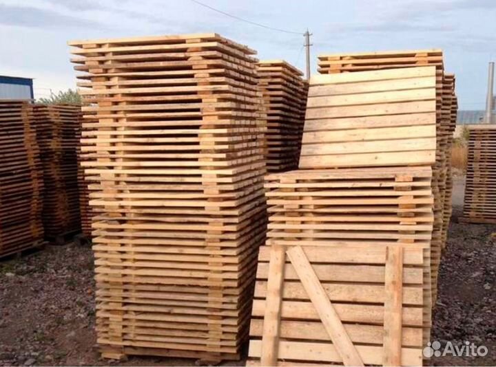 Настил деревянный строительный