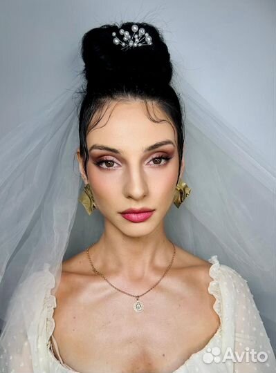 Визажист свадебный макияж макияж прическа