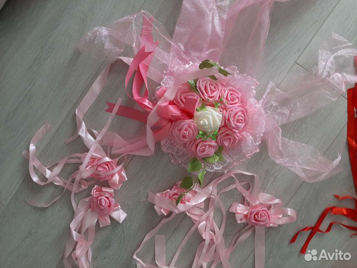 Свадебное украшение для авто