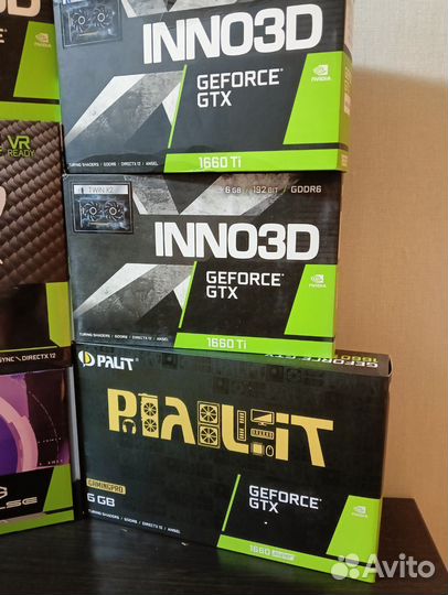 Коробки для видеокарт пустые