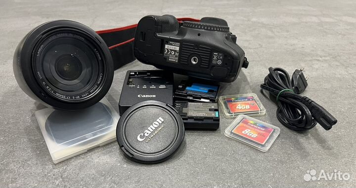 Фотоаппарат Canon 7d + объектив EF-S 17-55mm