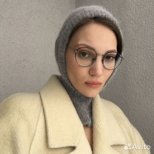 Капор балаклава капюшон пух норки