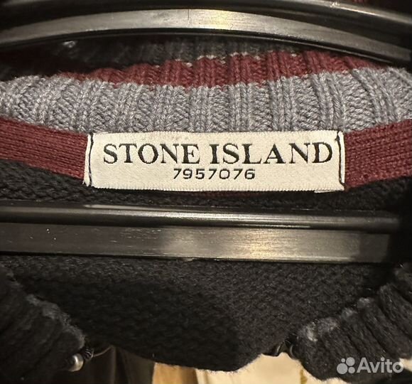 Джемпер свитер stone island черный L