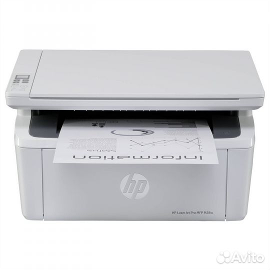 Принтер лазерный мфу hp laserjet pro mfp m28w
