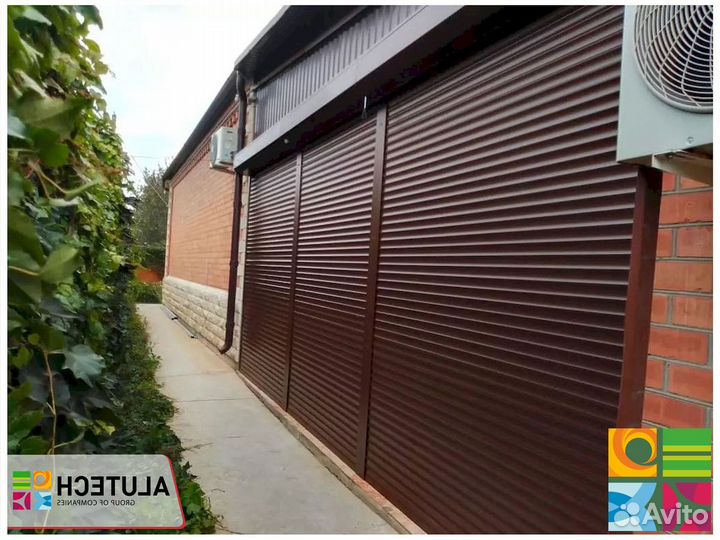 Ворота алютех роллетные