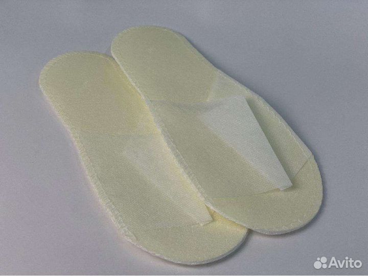 Тапочки одноразовые стандарт лайт синие и белые