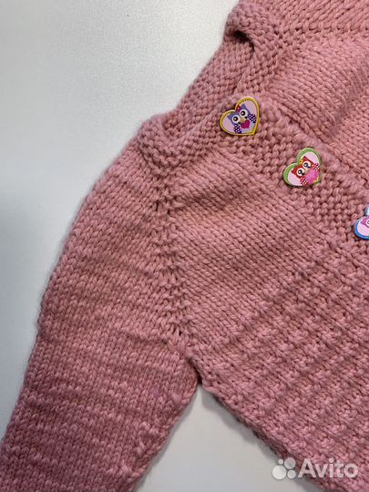 Детский вязаный жакет